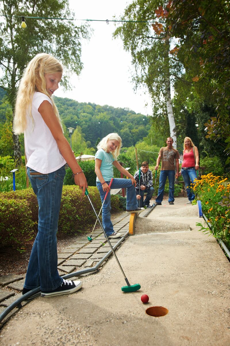 Unser Minigolfplatz