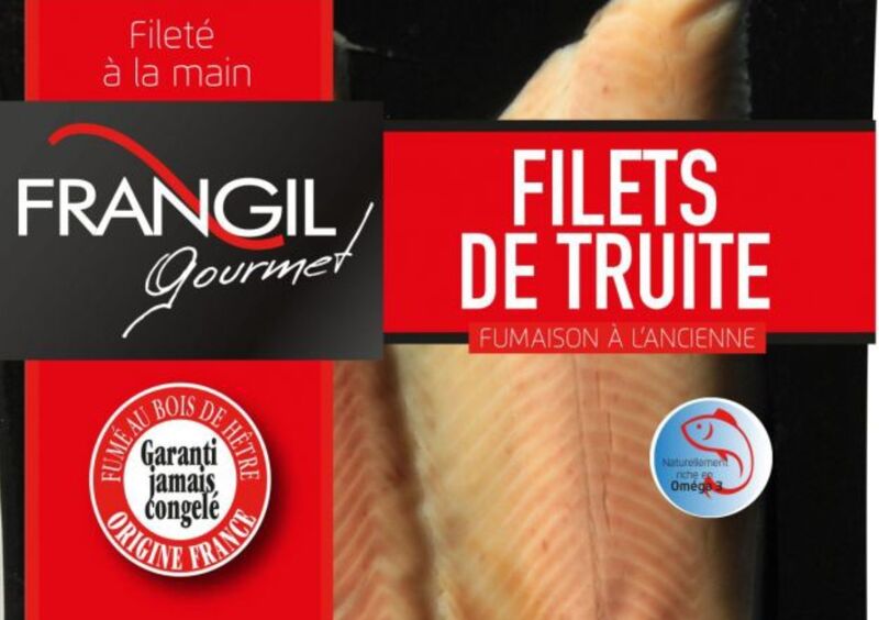 Filets de truite AEC à chair rose fumés à l'ancienne prétranchés main - 100gr - 5,83€