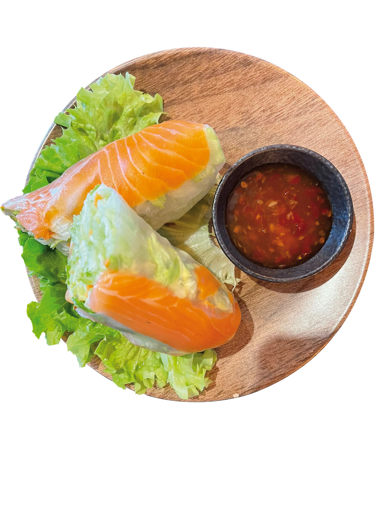 Rouleaux printemps au saumon avocat 