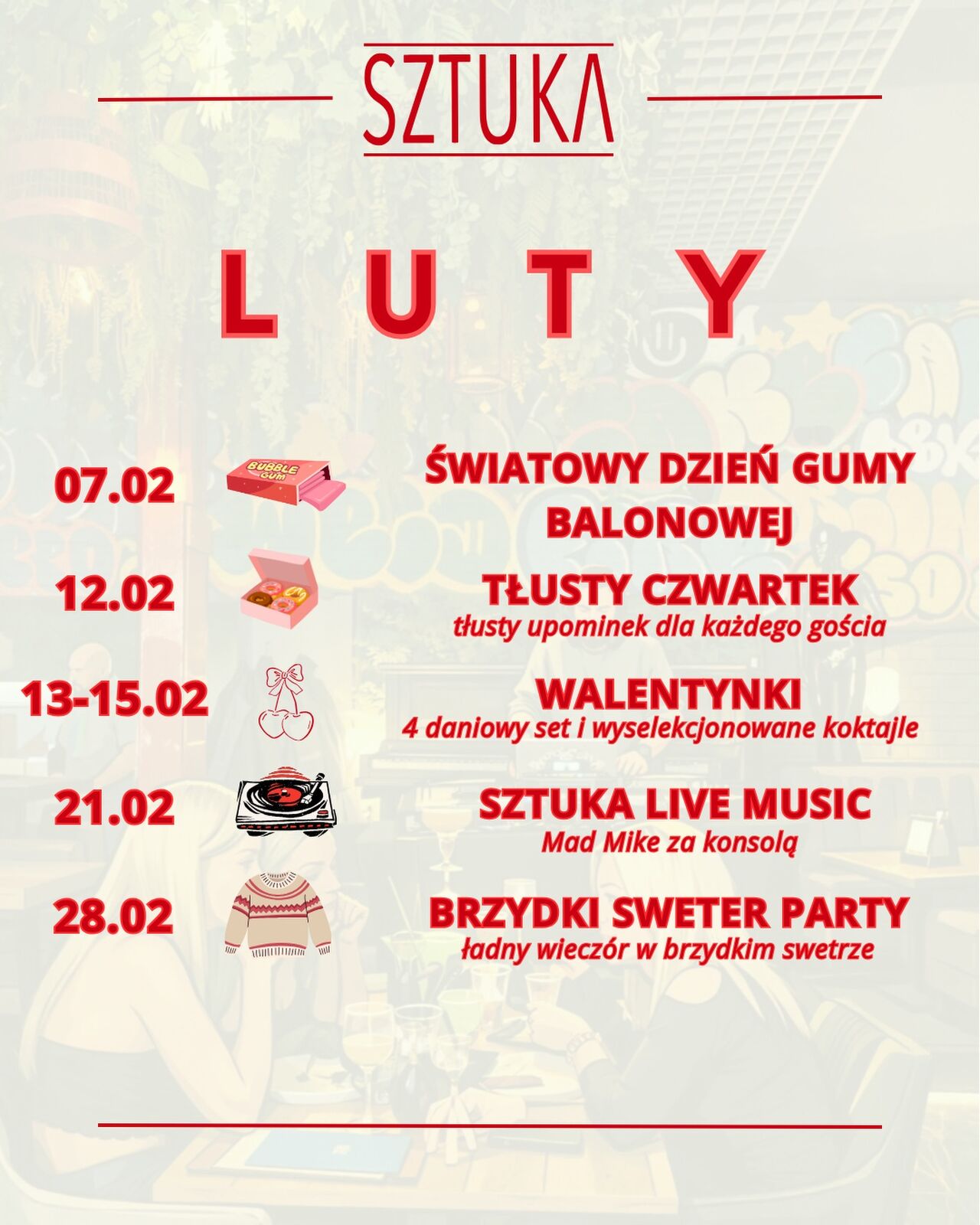 Luty w Sztuce Luty nie uznaje nudy.