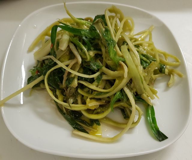 Puntarelle al pisto