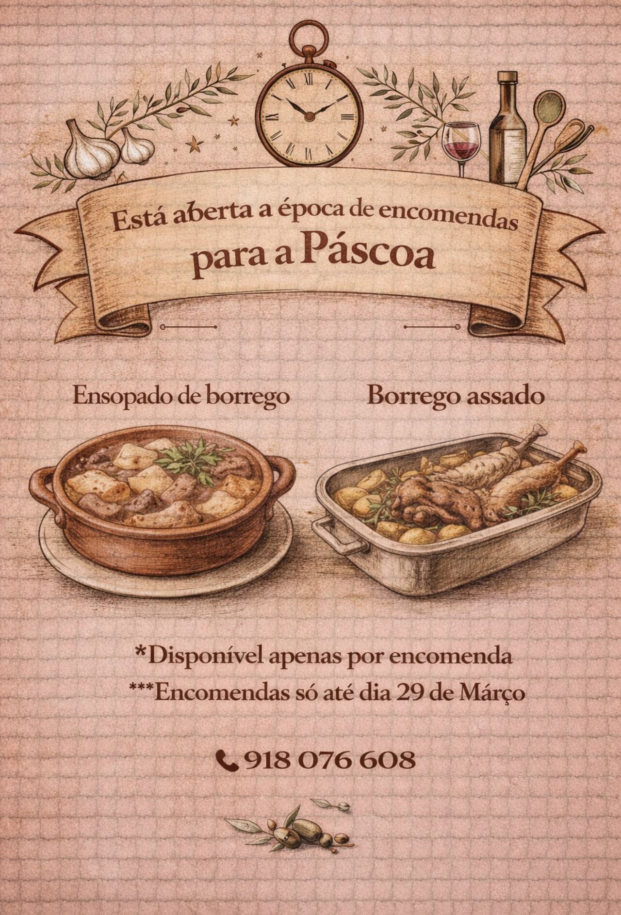 A Páscoa no Alentejo faz-se com tempo, tradição e mesa cheia 🐑🌿