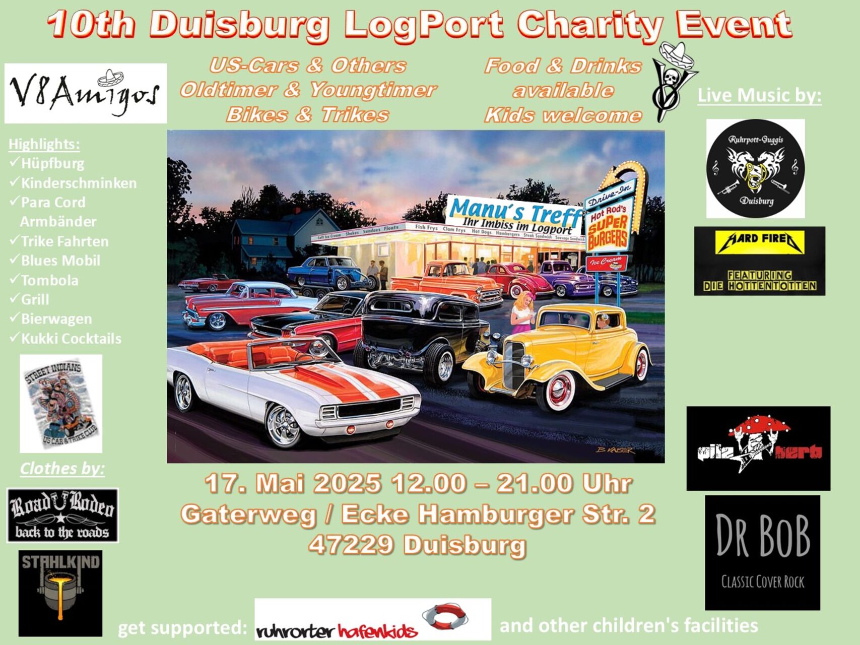 10th Logport Charity Event der V8 Amigos
