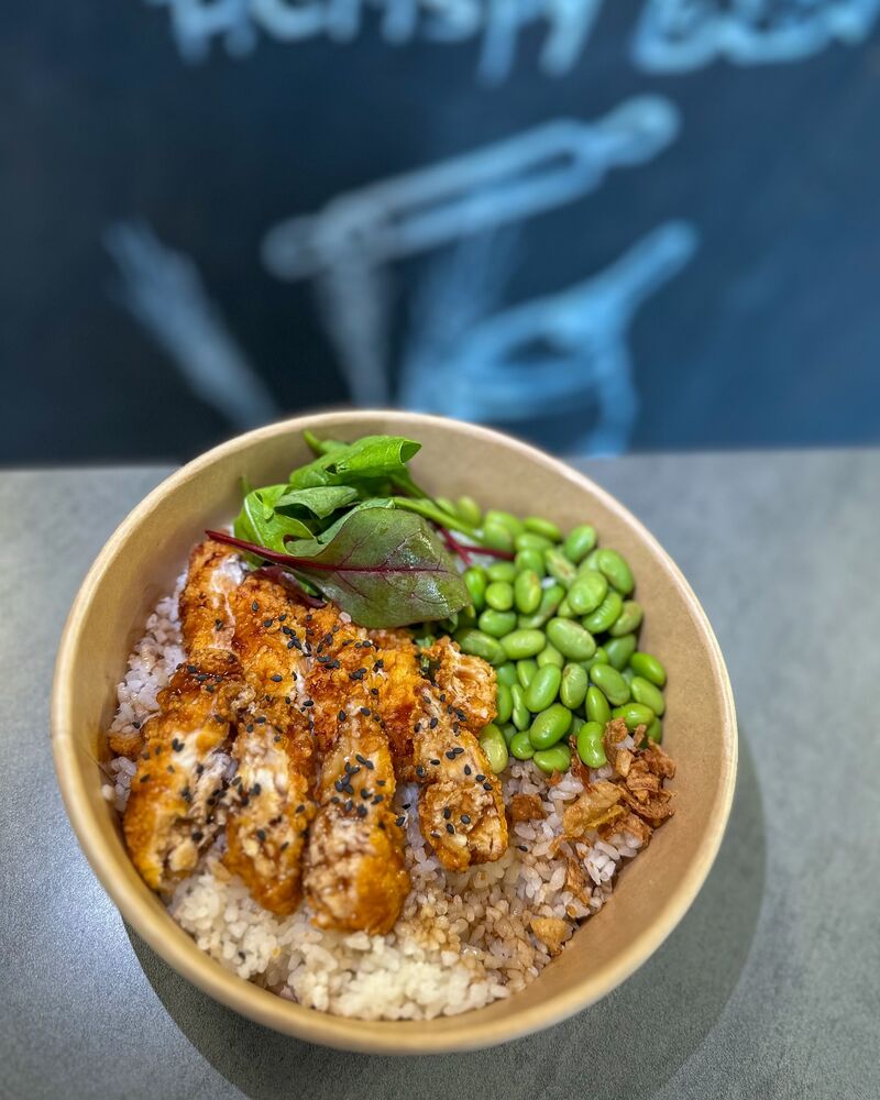 Teriyaki kurací bowl