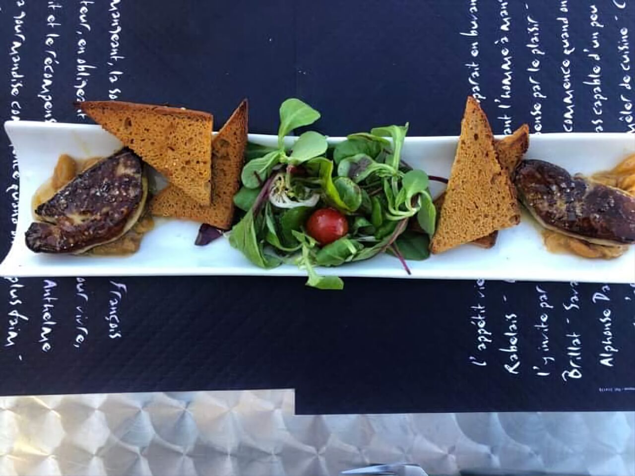 Escalopes de foie gras poêlées