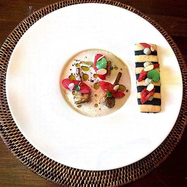 Autour de l'artichaut... sablé parmesan