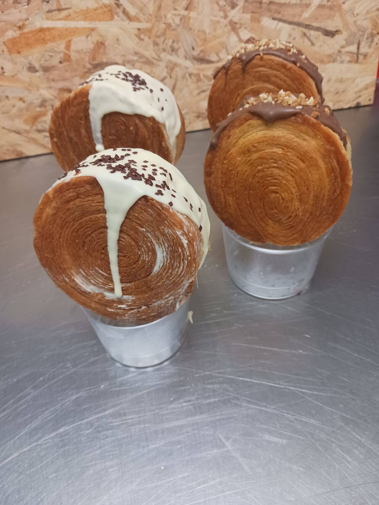 le new york roll : vanille,pistache, gianduja ou café