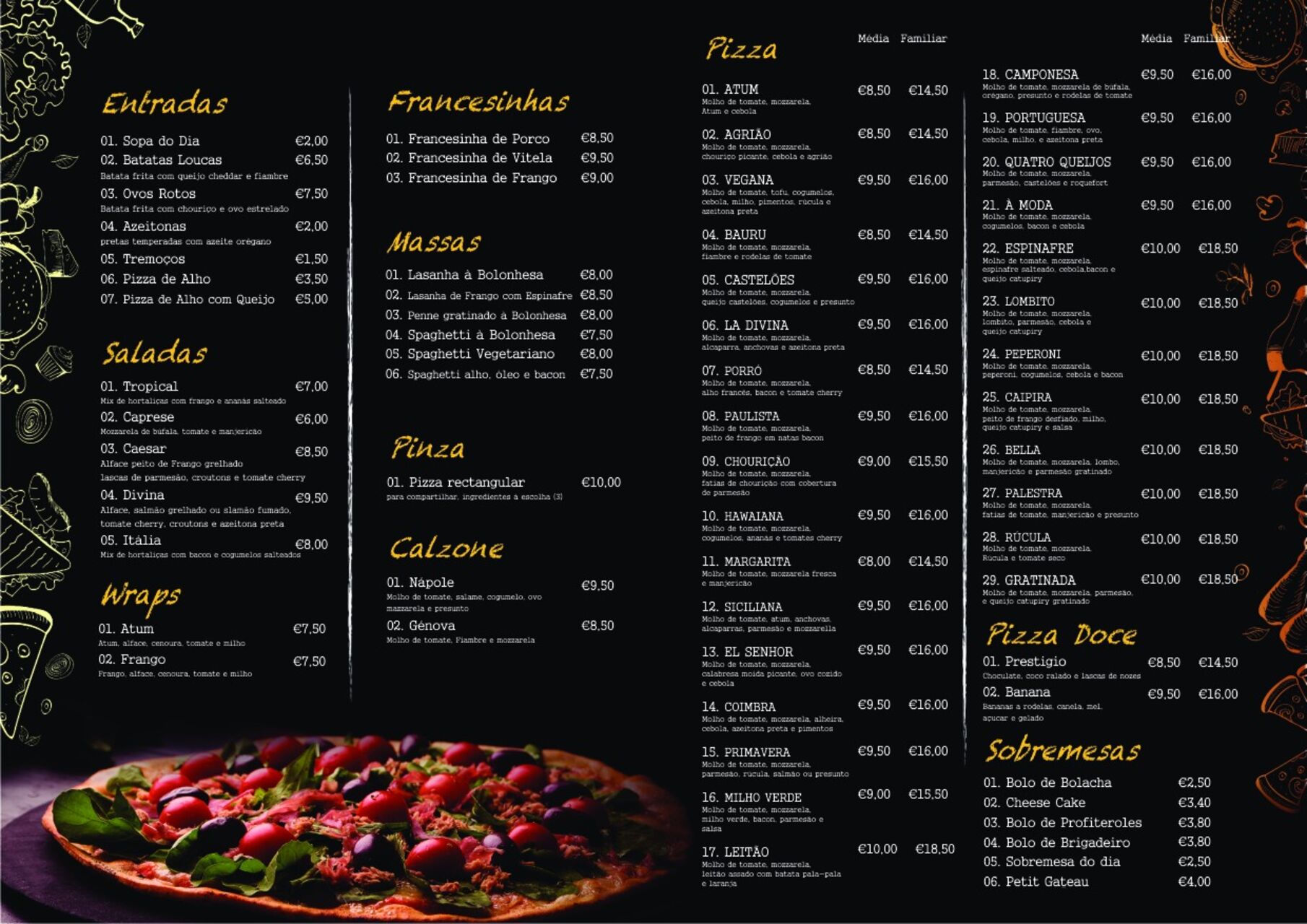 Pizzas Take Away