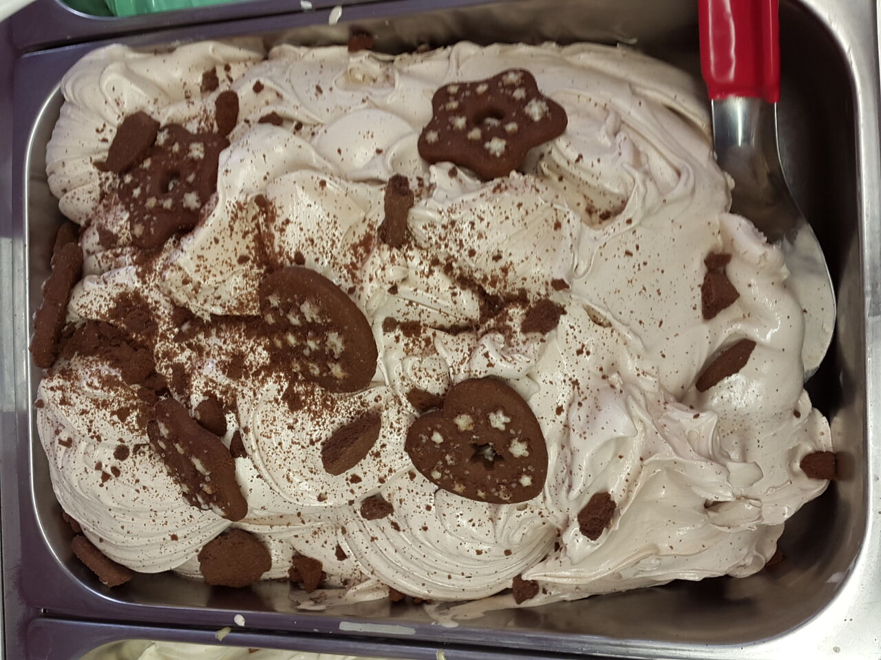 Gelato con biscotti Pandistelle