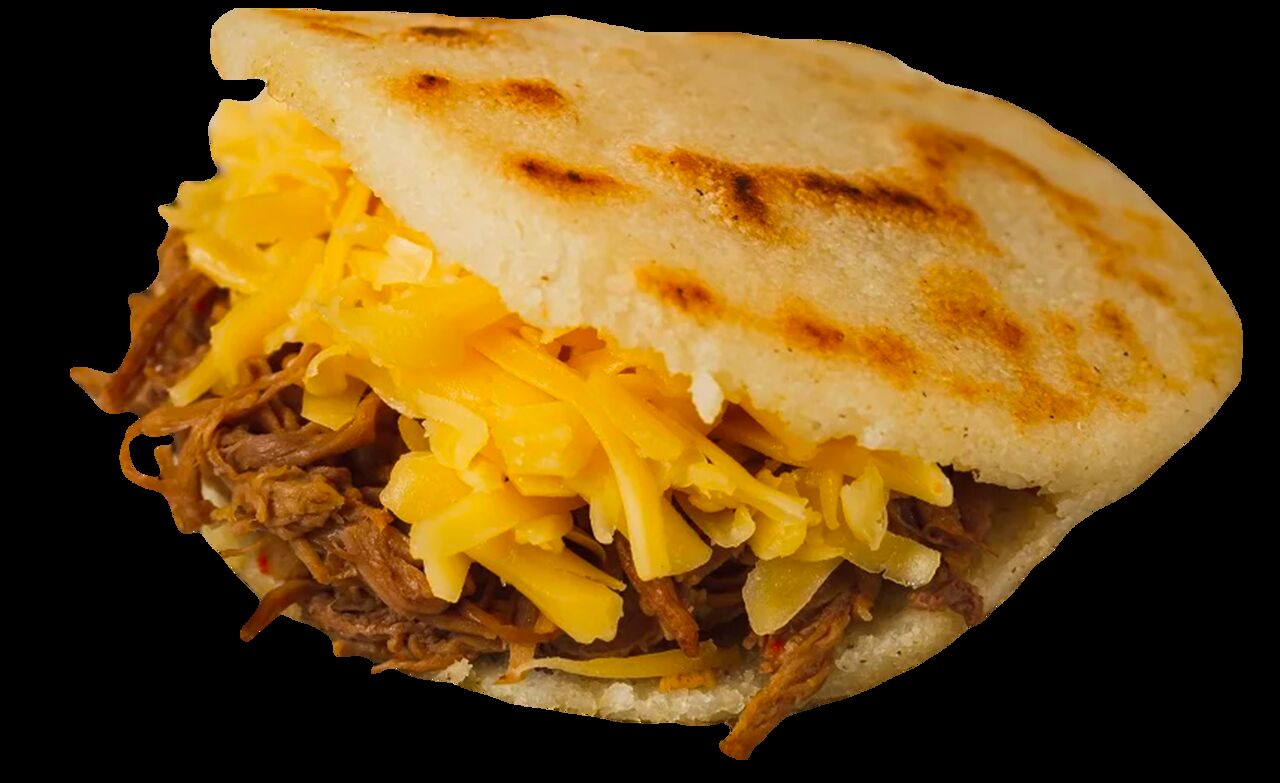 Arepa Ternera y Queso