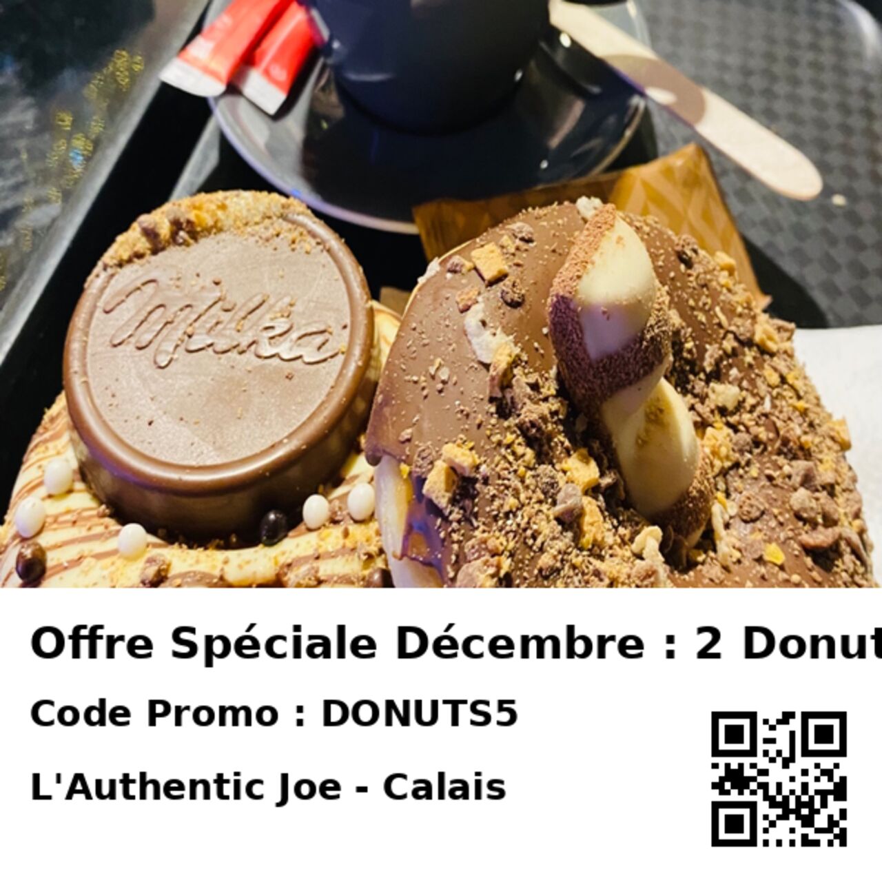Offre Coupon Décembre : Deux Donuts Gourmands pour 5€ !