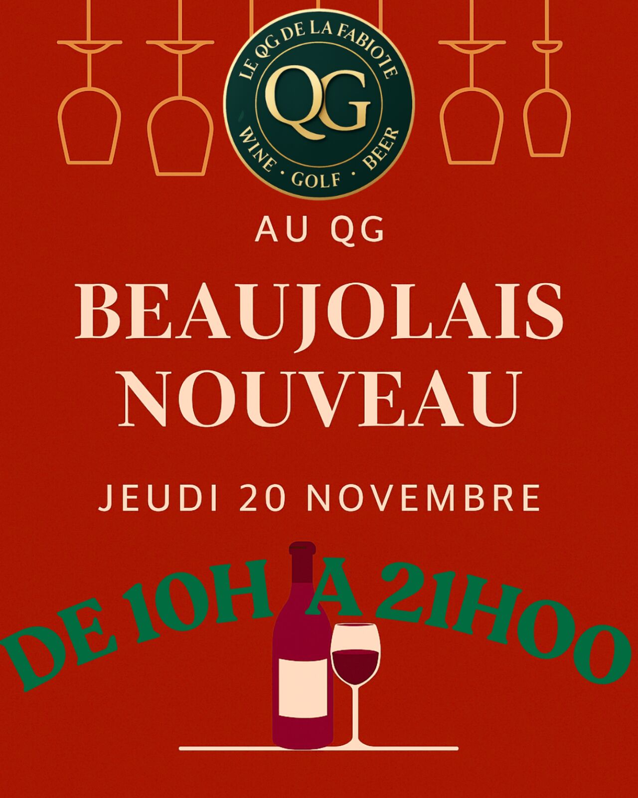 BEAUJOLAIS NOUVEAU AU QG