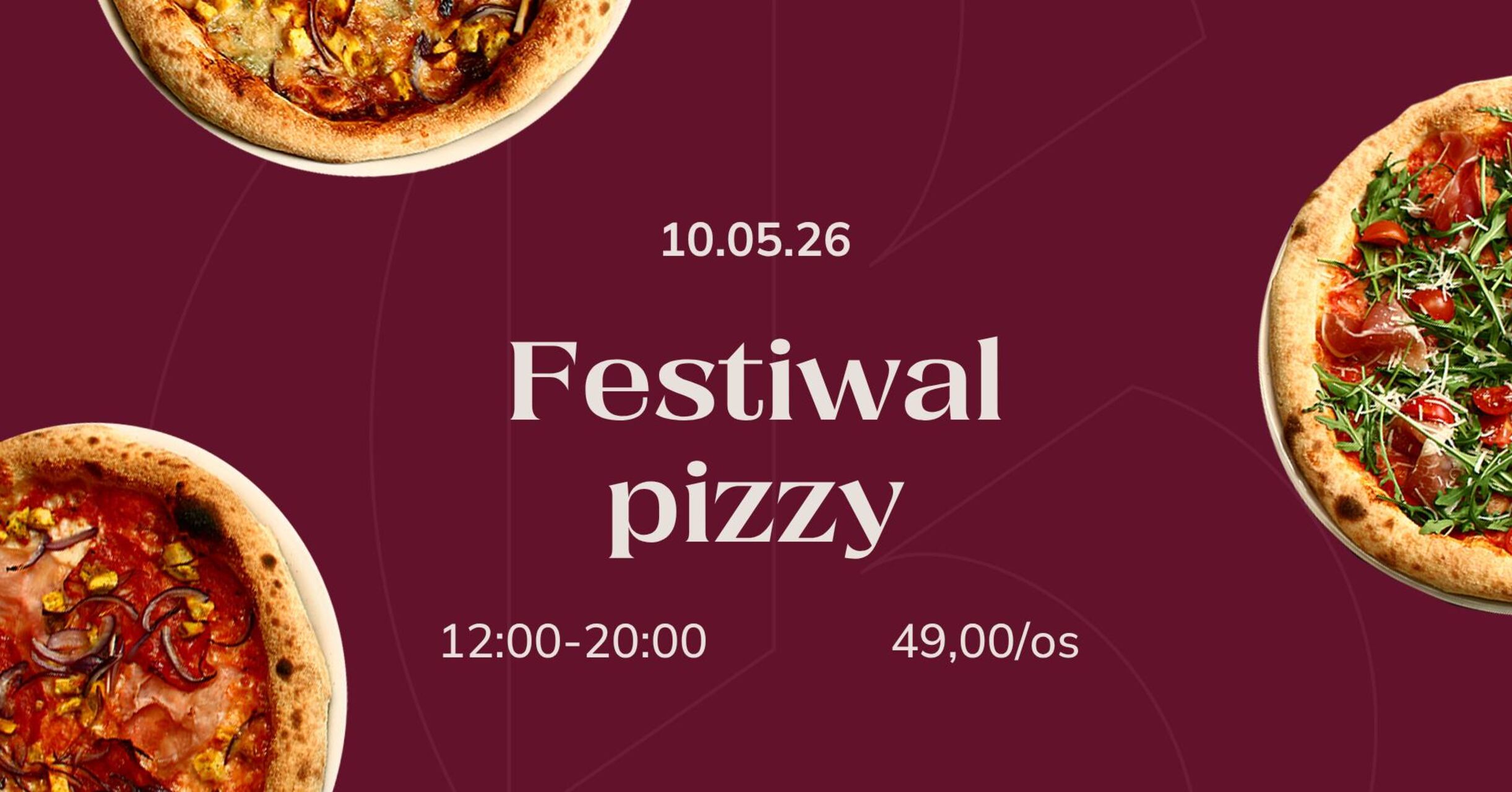 FETIWAL PIZZY W GRACIARNI ❤︎⁠