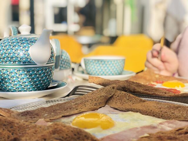 Galettes sarrasin servies à toute heure