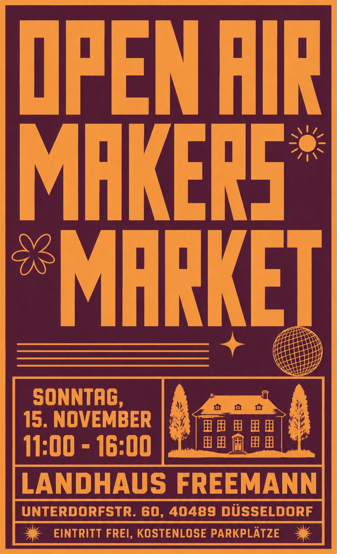 MAKERS MARKET Sonntag 15. 11. 2026 von 11:00-16:00
