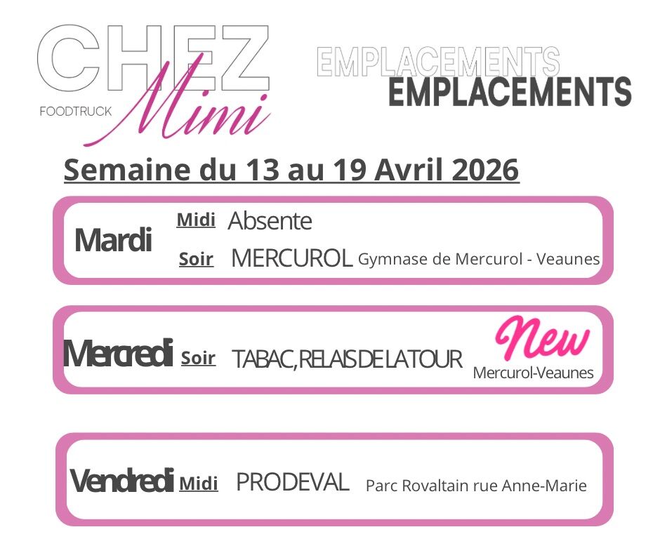 Du 13 au 19 Avril 2026