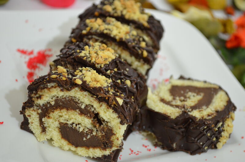 Mini Rulada Ciocolata