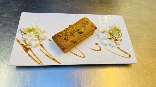 Financier à la pistache 