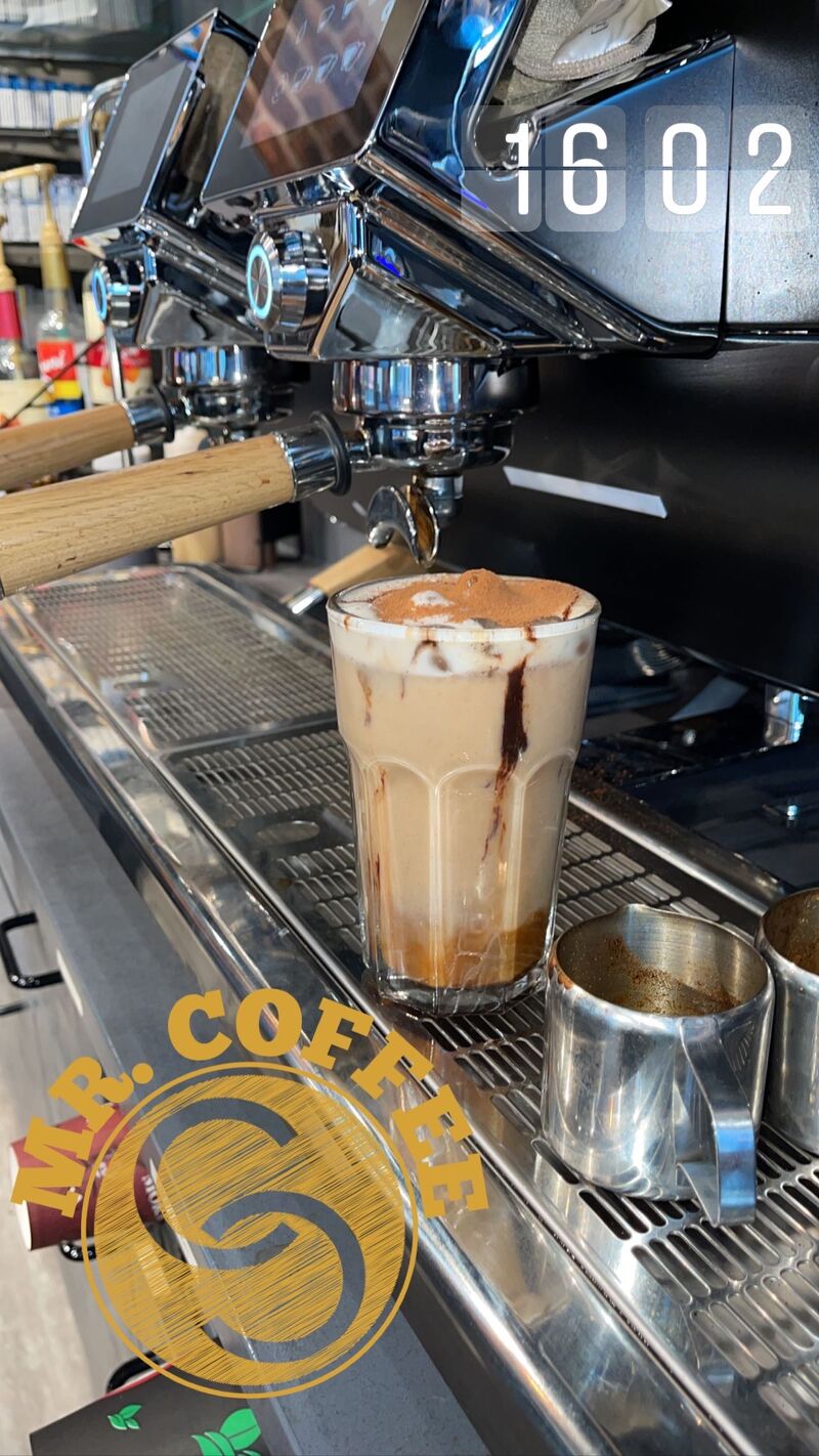 SchokoVanille frappe mit Espresso 