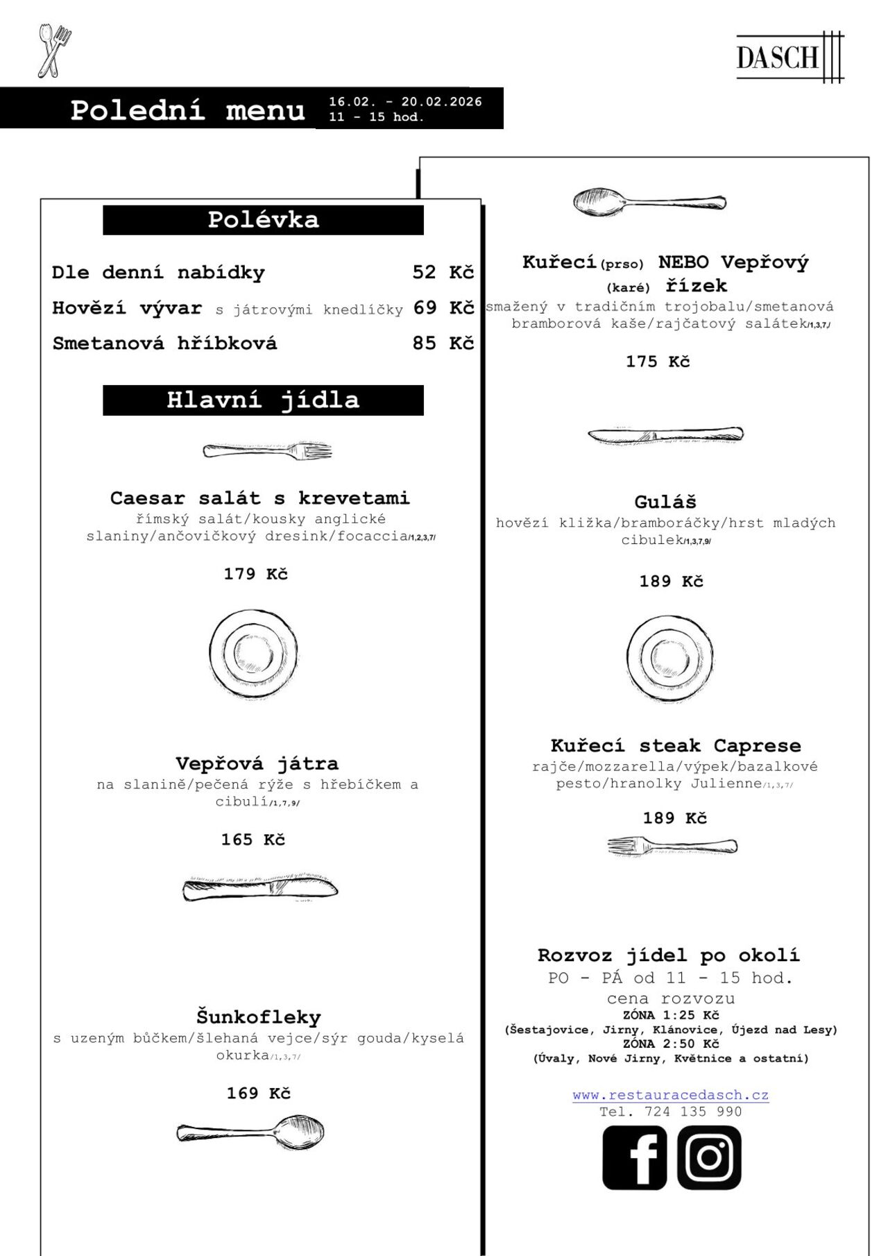 Polední menu
