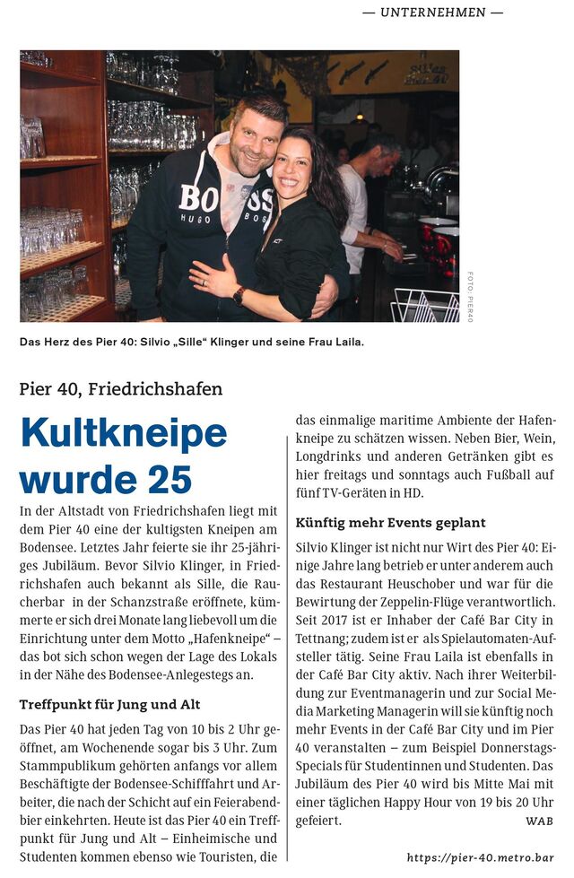 2021: 25 Jahre Pier 40