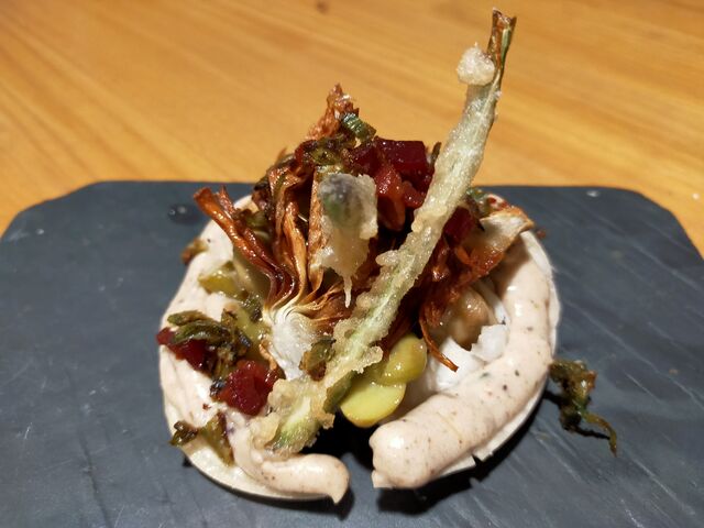 La vega en tu mano. Tapa finalista del XIII Concurso de tapas gastronómicas 2021