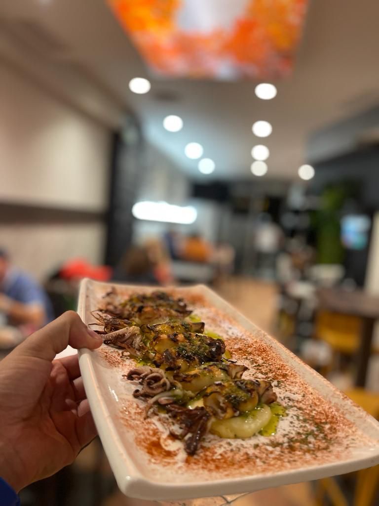 Chipirones en parrilla