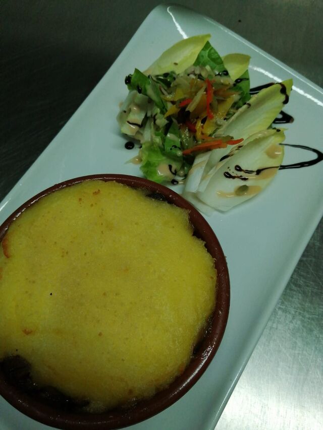 Parmentier de canard confit