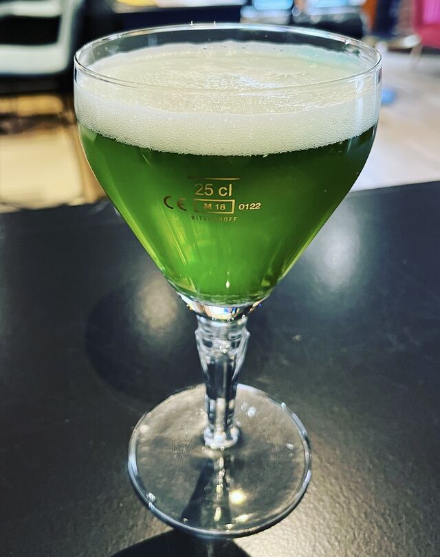 Bière verte