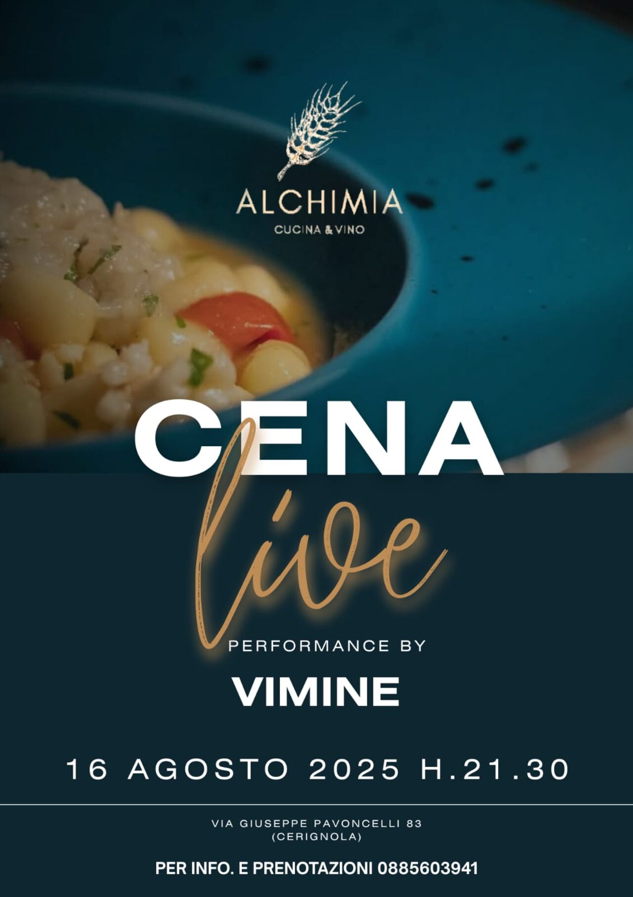 Domenica 16 Agosto “Vimine”