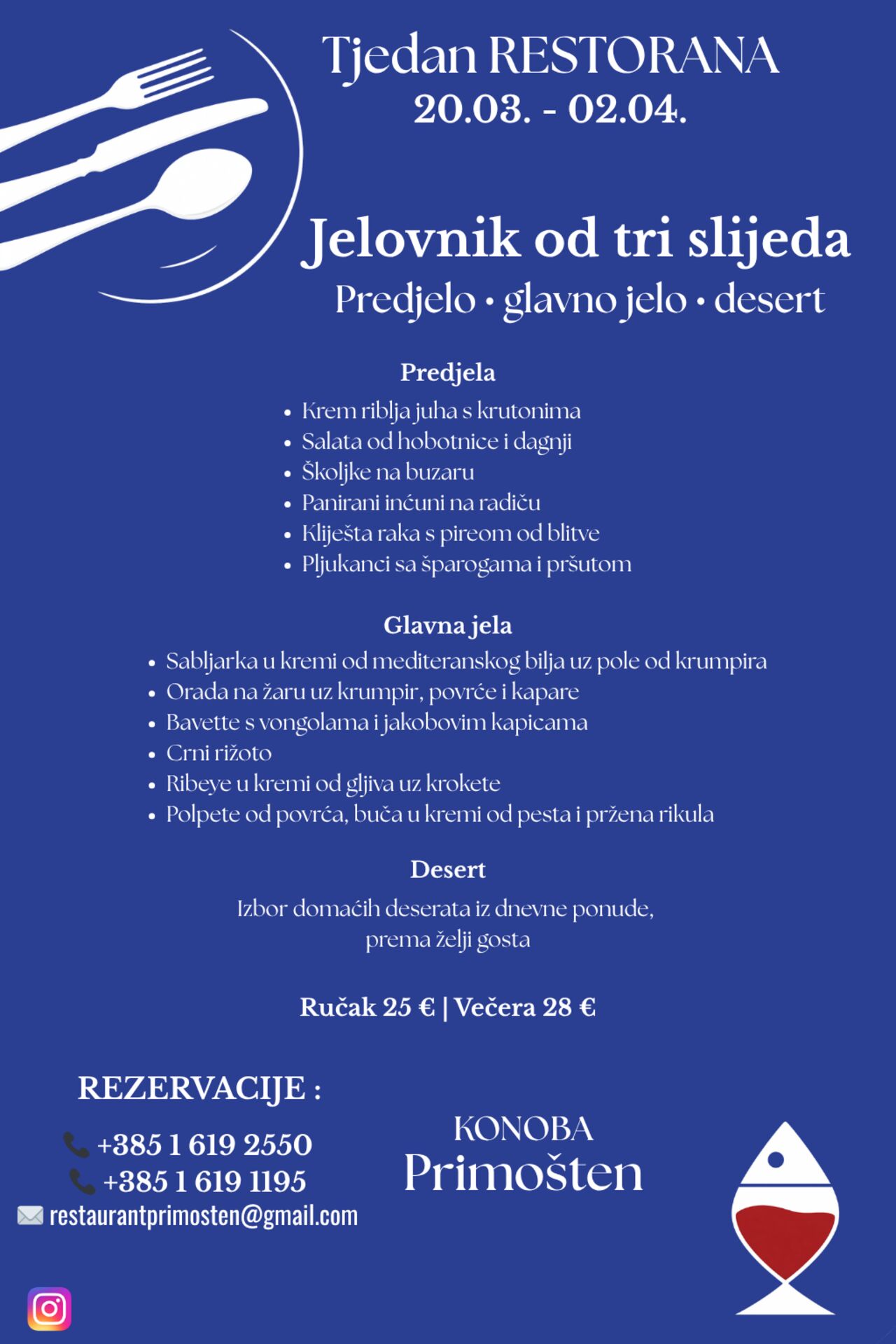 TJEDAN RESTORANA 20.03.-02.04.