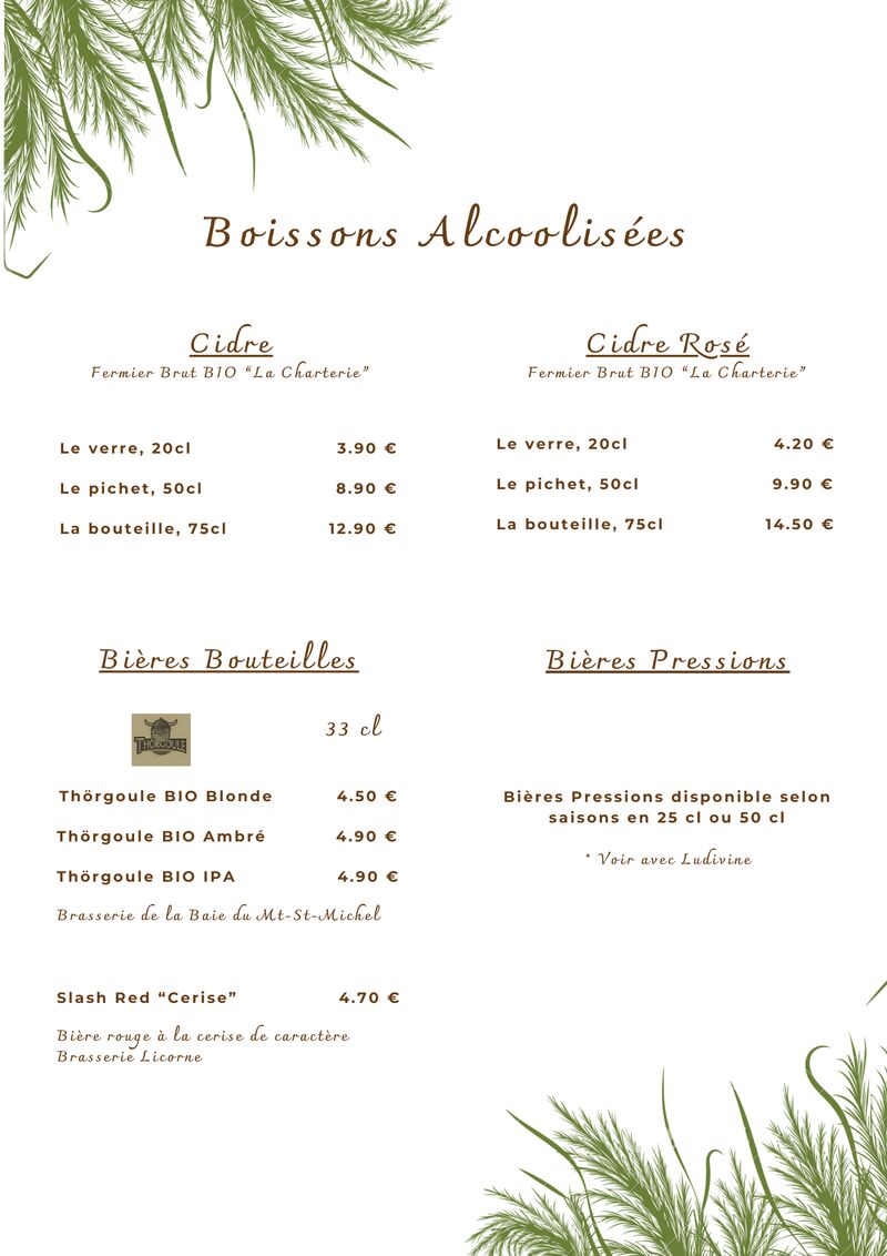 Les Boissons Alcoolisés