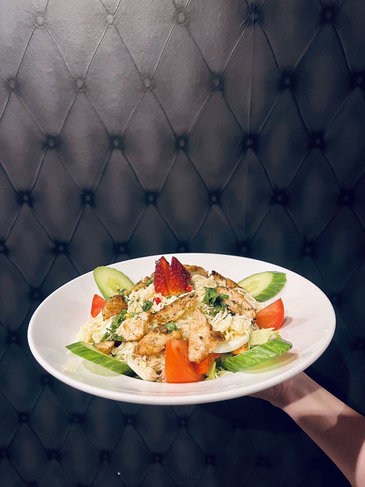 Salat mit Hähnchen 😋