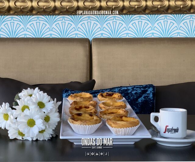 Café e Nata.
esplanadaondasdomar.com