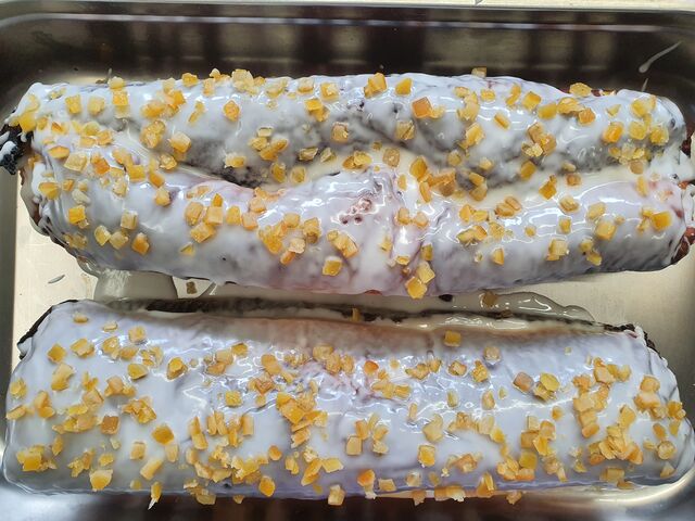 Am Wochenende selbst gemachte Kuchen 