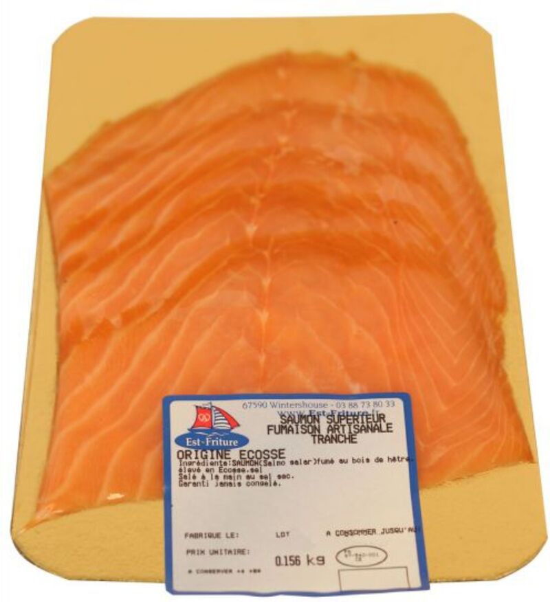 Filets de saumon écossais fumés à l'ancienne - 100gr - 5,83€
