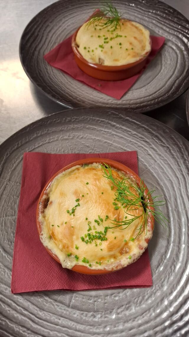 Sabayon de St Jacques et langoustines