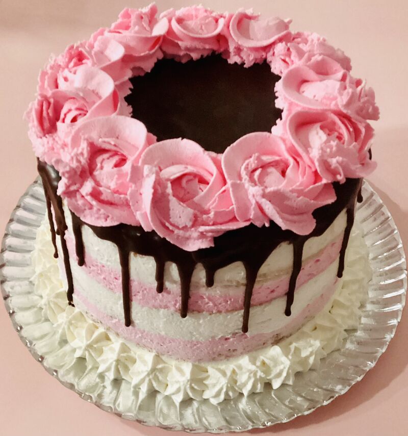 Nata, fresa y chocolate 