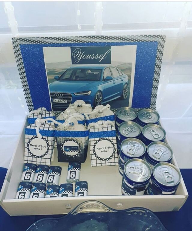 Boites bonbons, chocolats personnalisés et jus d'orange personnalisés 