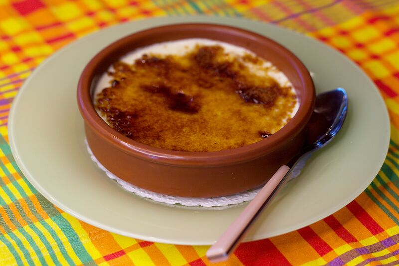 Crème brulée aux fèves de Tonka