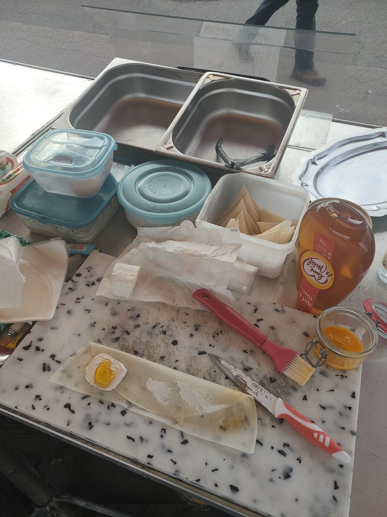 Fabrication des bricks sur le marché