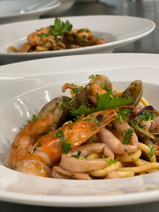 Troccoli ai frutti di mare 