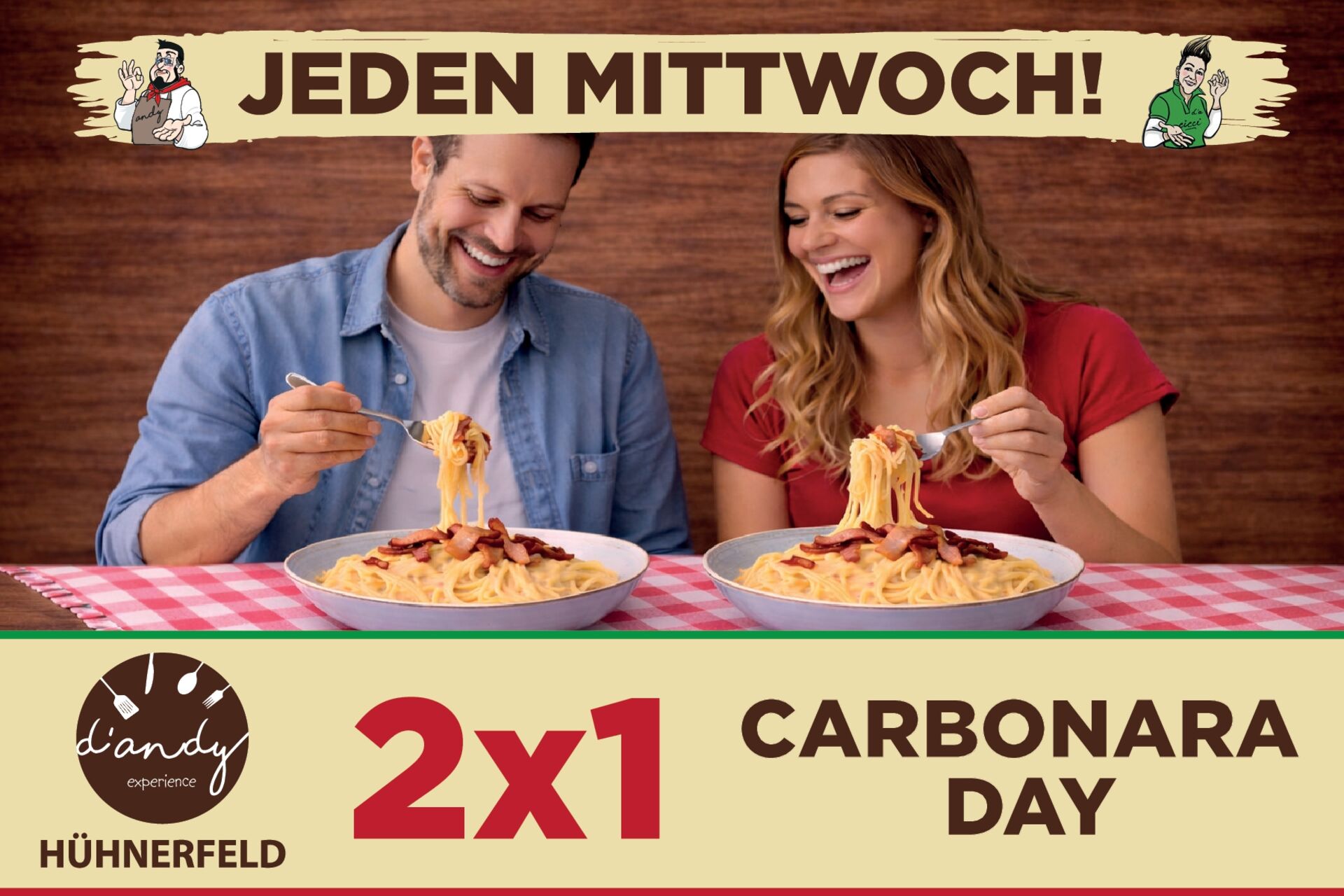 🍝 JEDEN MITTWOCH IST CARBONARA DAY! 🍝
