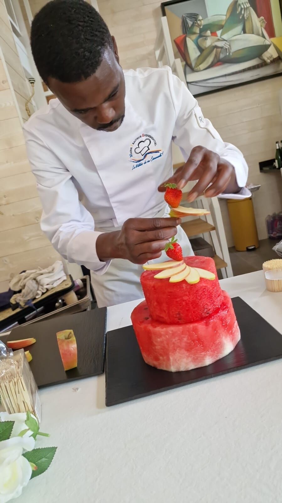 préparation pièce monté 