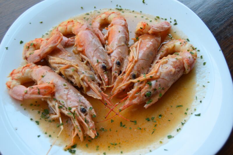Gamberoni alla vernaccia