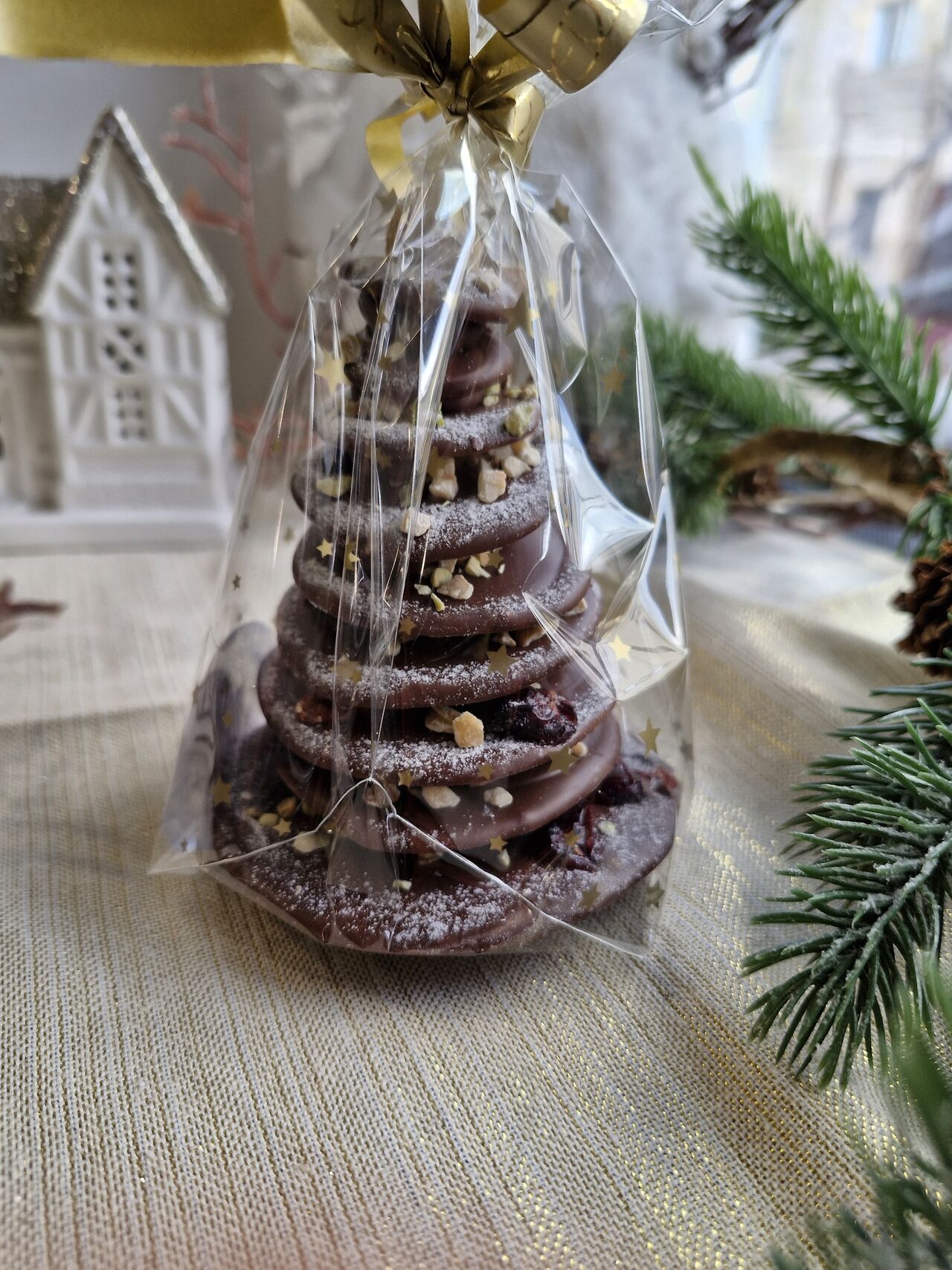 Sapin de Noêl en Chocolat