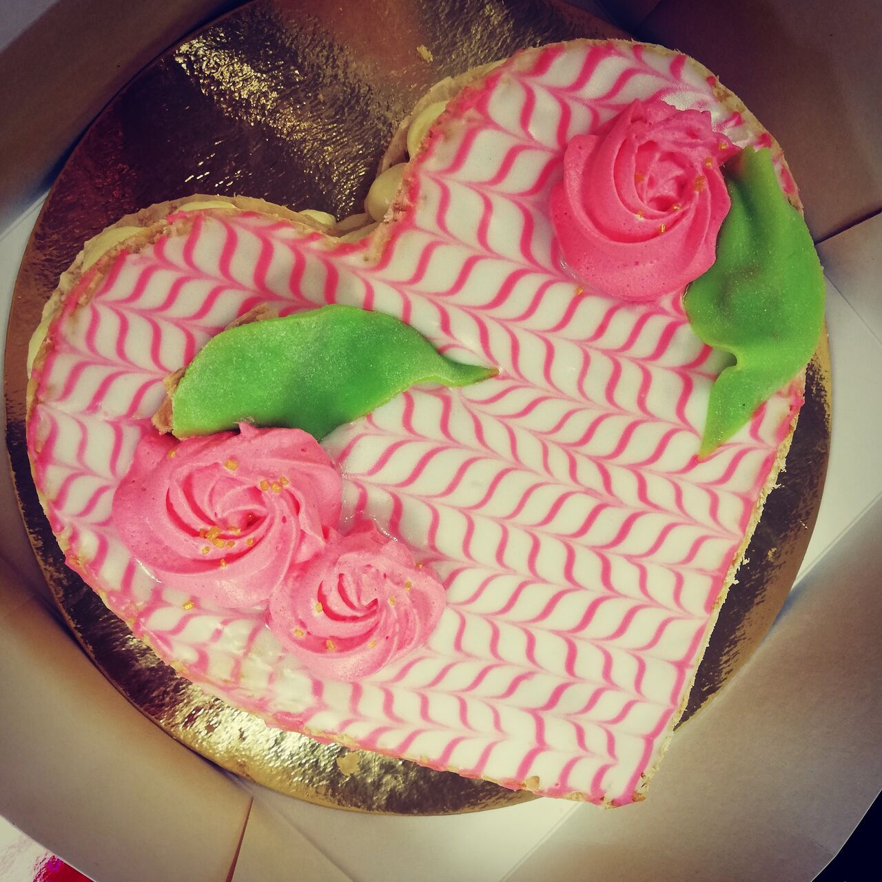 Millefeuille saint Valentin