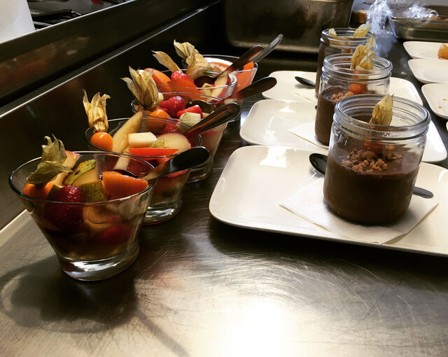 Nos desserts pour ce midi