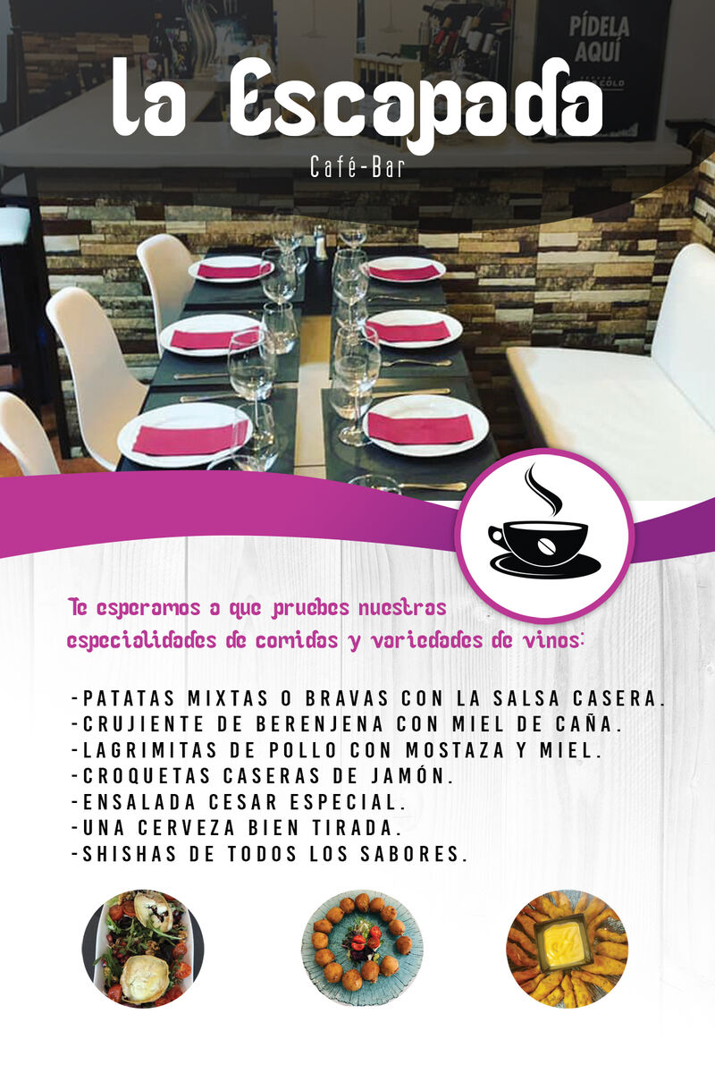 Te esperamos a tapear en nuestro local.