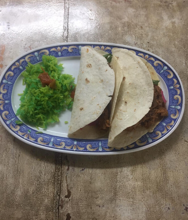 Taco mexicano 